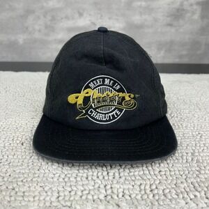 Vintage Cheers Snapback Hat OSFA Meet Me In Charlotte Embroidered Distressed